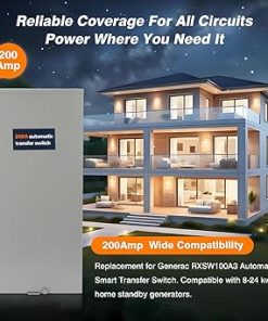 200 Amp Automatic Transfer Switch for Generac RXSW200A3 Indoor Outdoor 2
