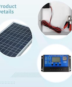 10W Waterproof Solar Panel Kit 12V 18V Polycrystalline Aluminum Frame 2