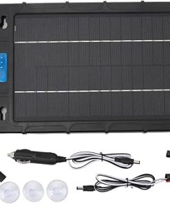 15W 18V Monocrystalline Solar Charging Panel for Camping Hiking