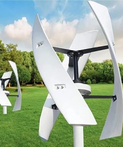 8000W Vertical Helix Wind Turbine Generator Kit with 3 Blades