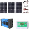 100W Portable Solar Kit with Lightweight Inverter for Camping RV 4 100W Portable Solar Kit with Lightweight Inverter for Camping RV 4