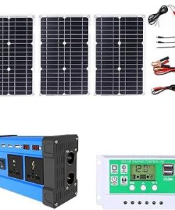 75W Waterproof Solar Panel Kit with 50A Controller for RV Boat Farm