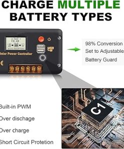 18V Foldable Solar Panel Kit with Kickstand for RV and Home Use 2
