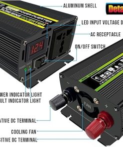 Pure Sine Wave Inverter 12V to 60V AC 110V 220V 8000W Power Converter 2