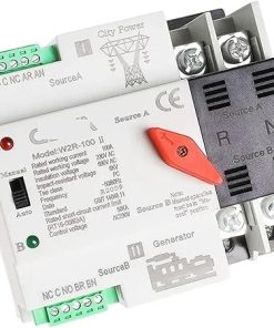 W2R 100A Dual Power Automatic Transfer Switch for Home Use 220V 2