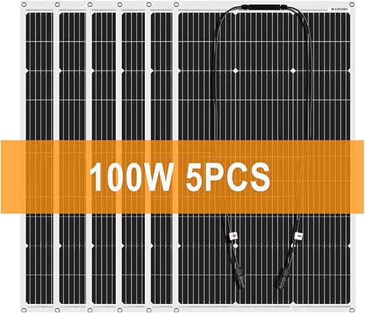 600W Flexible Monocrystalline Solar Panel Kit for Home and RV 600W Flexible Monocrystalline Solar Panel Kit for Home and RV