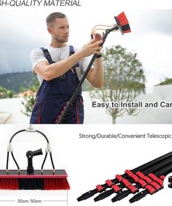 Solar Panel Cleaning Brush Kit for Conservatory Roofs 6m Water Fed 2