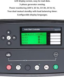 DSE7210 Generator Controller Module with LCD Display and Control Panel 2