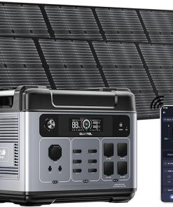 OUKITEL P2001 Plus Solar Generator 2400W 2048Wh with 4 AC Outlets