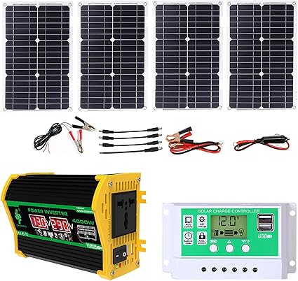 4000W Solar Panel Kit with 100W Waterproof Panel and 12V Controller 4000W Solar Panel Kit with 100W Waterproof Panel and 12V Controller