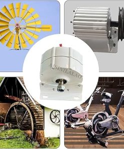 24V 2500W Permanent Magnet Generator for Wind Turbines Vertical Horizontal 2