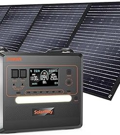 2500W SolarPlay Portable Power Station with 2304Wh Solar Generator