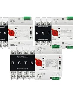 Din Rail Mini ATS Dual Power Switch 125A AC110V AC230V 2