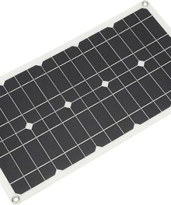 Portable 100W Flexible Monocrystalline Solar Panel Charger for Camping 2