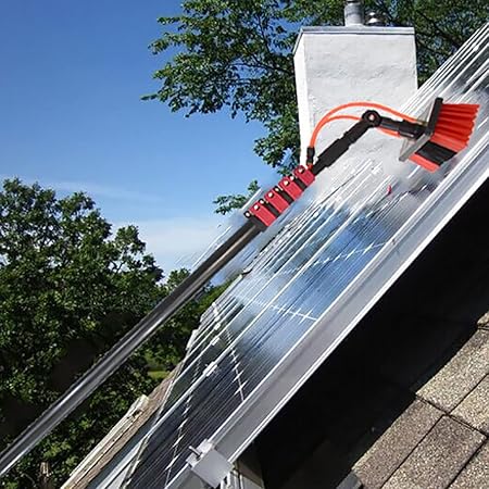 Solar Panel Cleaning Brush and Window Cleaning Pole Equipment Solar Panel Cleaning Brush and Window Cleaning Pole Equipment
