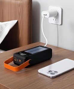 60000mAh Solar Battery Pack with LED Display and Multiple Ports 2