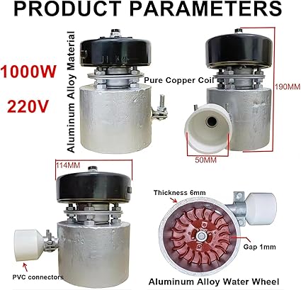 1000W 220V Outdoor Hydro Generator for Charging and Lighting 2 1000W 220V Outdoor Hydro Generator for Charging and Lighting - Image 2