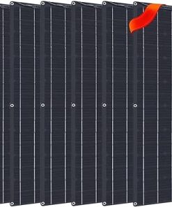 1200W Flexible Solar Panel Kit with 6 Monocrystalline Panels for RVs