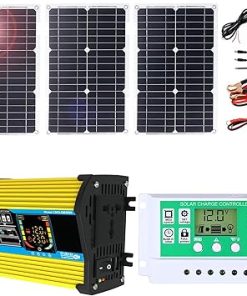 100W Portable Solar Kit with Lightweight Inverter for Camping RV 100W Portable Solar Kit with Lightweight Inverter for Camping RV