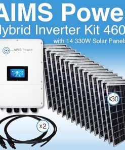 KITHY46SOL330 Hybrid Inverter Charger Solar Panels Kit 4.6 kW Output 2