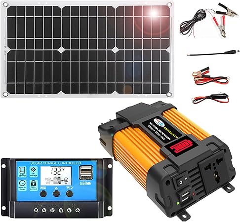 Complete 4000W Solar Panel Kit with Inverter and USB Controller Complete 4000W Solar Panel Kit with Inverter and USB Controller
