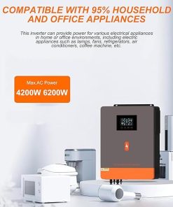 48V Hybrid Solar Inverter with Dual 120A MPPT for Lead Acid Lithium 2