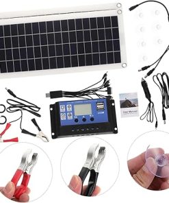 Totority Camping Solar Panel Kit Outdoor Power Supply Easy to Use 2