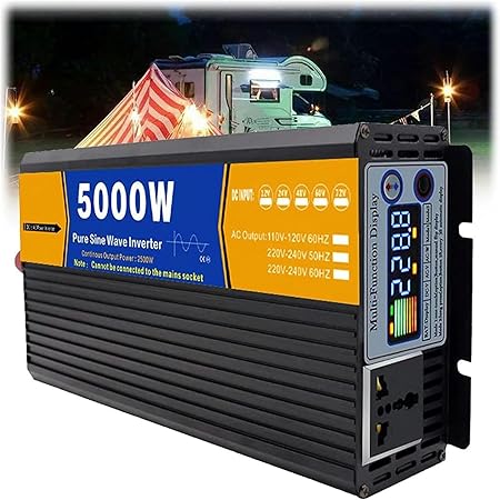 5000W Pure Sine Wave Inverter Charger 12V 24V 48V 60V 72V Solar Power 5000W Pure Sine Wave Inverter Charger 12V 24V 48V 60V 72V Solar Power
