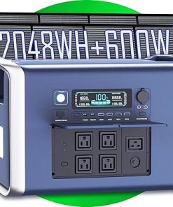 CTOLITY 2048Wh Portable Power Station with 13 Ports and Turbo Charging