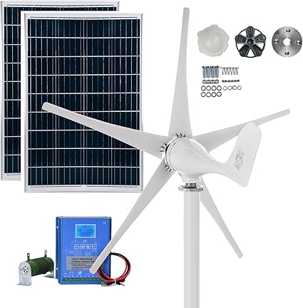 3000W Wind Turbine Generator Kit with MPPT Controller and Solar Panel 3000W Wind Turbine Generator Kit with MPPT Controller and Solar Panel