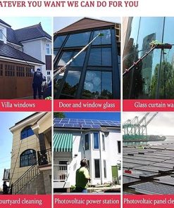 Window Cleaner Water Fed Pole Kit for Solar Panel Cleaning Tools 2
