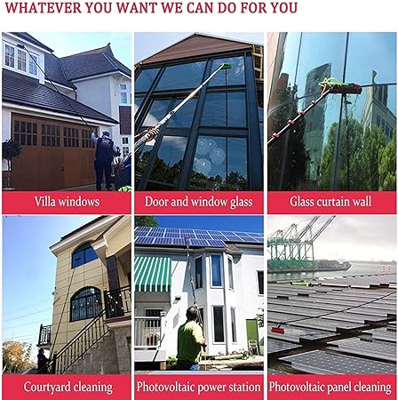 Water Fed Pole Kit Solar Panel Cleaning Brush 3.6-11M Telescoping Pole 2 Water Fed Pole Kit Solar Panel Cleaning Brush 3.6-11M Telescoping Pole - Image 2