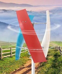 400W 12V Vertical Wind Turbine Generator with 3 Blades for Homes 2