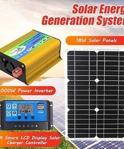 3000W Solar Energy Kit with Inverter 18W Panel and 30A Controller 2