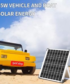 18V 25W Waterproof Solar Battery Charger for Car RV Boat Motorcycle 2