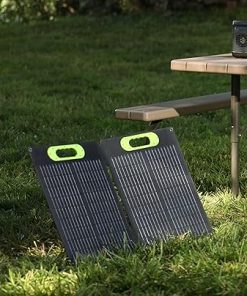 Enginuity 100W Portable Solar Panel for Camping and Emergency Power