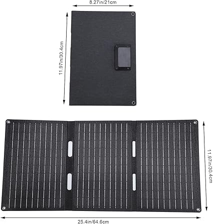45W Portable Solar Panel Foldable Monocrystalline with USB Outputs 2 45W Portable Solar Panel Foldable Monocrystalline with USB Outputs - Image 2