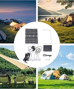 15 Watt Solar Inverter Generator for Camping with USB Charging Ports 2