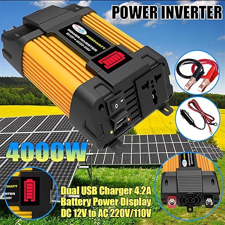 Complete 4000W Solar Panel Kit with Inverter and USB Controller 2 Complete 4000W Solar Panel Kit with Inverter and USB Controller - Image 2