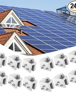 24 Roof Clamps for Metal Roofs Solar Panels Heat Cables Snow Guards