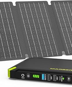Portable Power Station 88.8Wh 80W with 30W Solar Panel for Outdoors