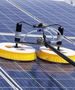 Electric Solar Panel Cleaning Tool Water Fed Pole Kit 5.5M