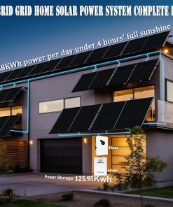 22KW Hybrid Solar System Kit with 10KW Inverter and 21KWh Batteries 2