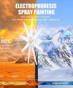 Quiet 12000W 24V Wind Turbine Generator Kit for Homes and RVs 2