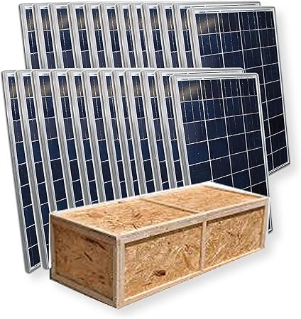 Pack of 31 Monocrystalline 555W Solar Panels for Harsh Environments Pack of 31 Monocrystalline 555W Solar Panels for Harsh Environments