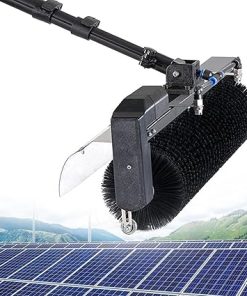 Solar Panel Cleaning Brush Kit with Telescopic Rods Up to 7.5M