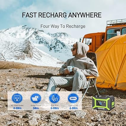 YKPOWER 300W Portable Power Station 296Wh Lithium Battery Solar Generator 2 YKPOWER 300W Portable Power Station 296Wh Lithium Battery Solar Generator - Image 2