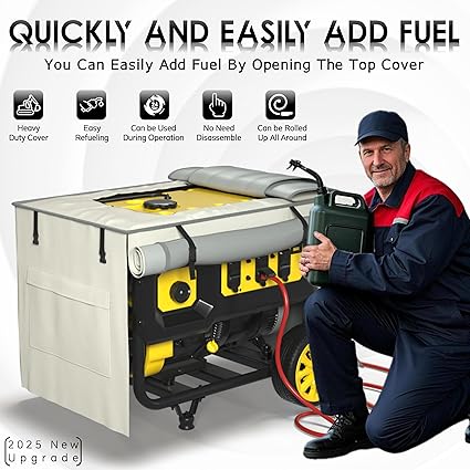 Heavy Duty Dustproof Waterproof Generator Covers for 5000W to 10000W 2 Heavy Duty Dustproof Waterproof Generator Covers for 5000W to 10000W - Image 2