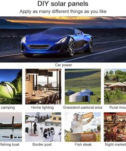 18W 18V Monocrystalline Solar Panel Kit for Off Grid Camping System 2