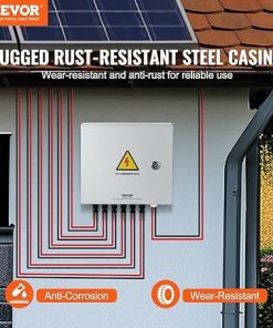 Solar PV Combiner Box 6 String 10A IP65 Steel Case for Solar Systems 2